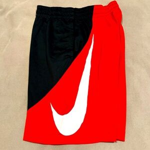 Nike boys medium dri-fit shorts. Red and black. Non-smoking home. Barely worn.